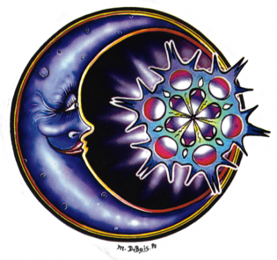 Cresent Moon Sticker