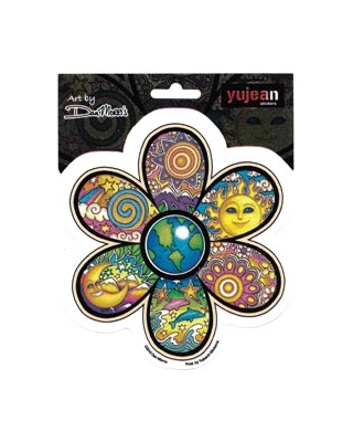 Dan Morris Earth Flower Sticker