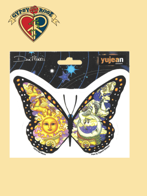 DAN MORRIS CHARIOT BUTTERFLY STICKER