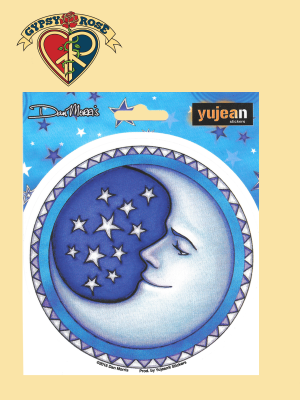 DAN MORRIS STARRY MOON STICKER