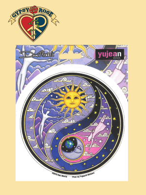 DAN MORRIS  CELESTIAL YIN YANG STICKER