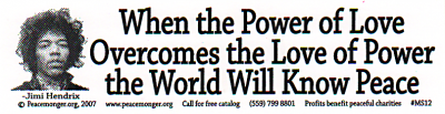 When The Power Of Love Ministicker