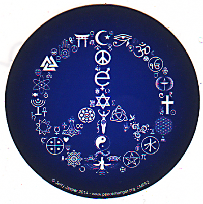 Peace Coexist Symbols Ministicker