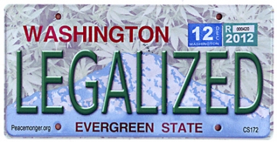 WASHINGTON STATE LEGALIZED STICKER
