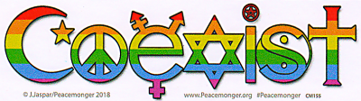 Rainbow Coexist Ministicker