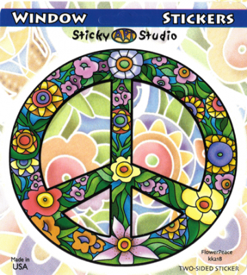 Flower Peace Sticker