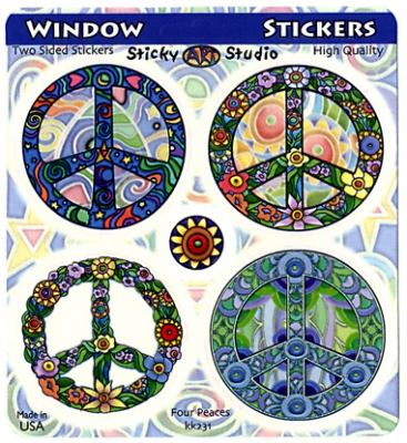 FOUR PEACE STICKER