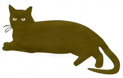 RUB ON CAT STICKER
