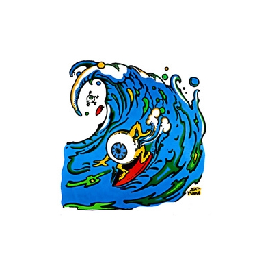 EYEBALL SURFER STICKER