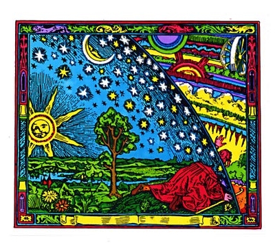 Vision Sun Moon Stars Sticker