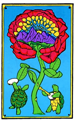 Terrapin Flower Sticker