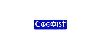 COEXIST SYMBOLS MINI STICKER