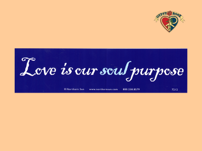 Love Is Our Soul Purpose Sticker