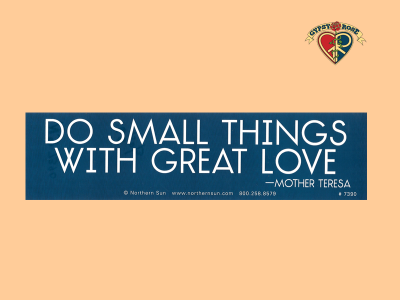Do Small Things Sticker