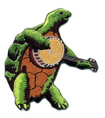 THE GRATEFUL DEAD BANJO PLAYING TURTLE PATCH