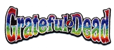 GRATEFUL DEAD RAINBOW LETTERS PATCH