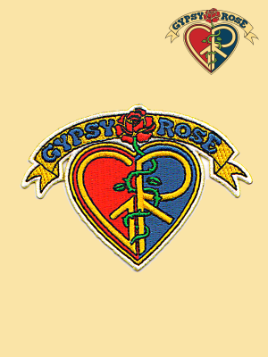 Gypsy Rose Heart Patch