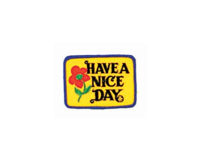 HAVE A NICE DAY FLOWER PATCH