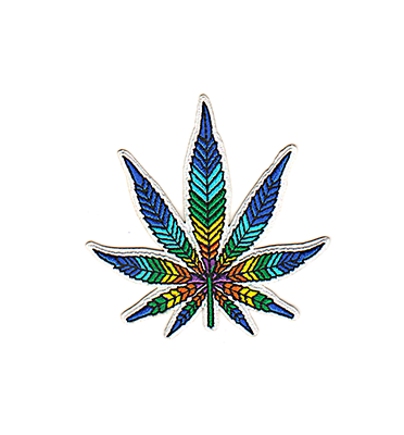 Rainbow Pot Leaf Patch