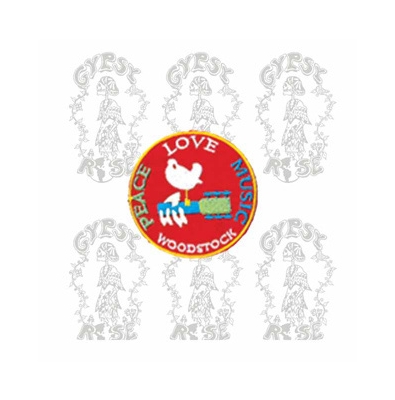 WOODSTOCK PEACE LOVE MUSIC PATCH
