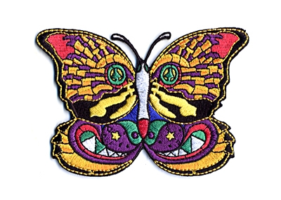 BUTTERFLY  CAT PATCH