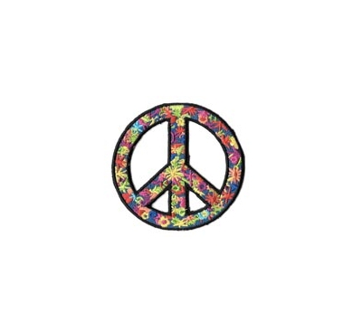 FLOWER POWER PEACE PATCH PATCH