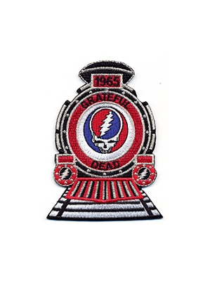 GRATEFUL DEAD STEAL YOUR FACE 1965 TRAIN FRONT PATCH