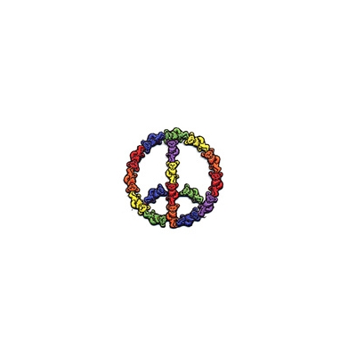 GRATEFUL DEAD DANCING BEAR PEACE SIGN PATCH