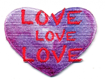 Love Love Love Heart Patch