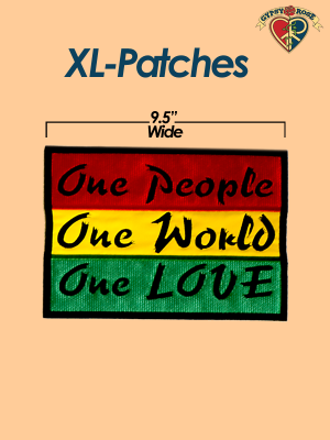 XXL One People One World One Love Patch