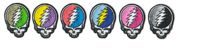 Grateful Dead Stealie 6Pk Patch