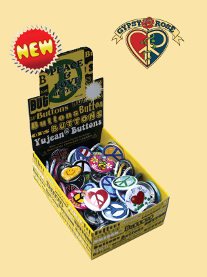 Marley Rasta Colored Button