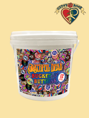 Grateful Bucket Of Assorted Pins 144 Pins