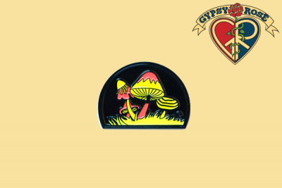 3 Mushrooms Pin