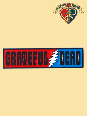 Grateful Dead 60s Label Pin