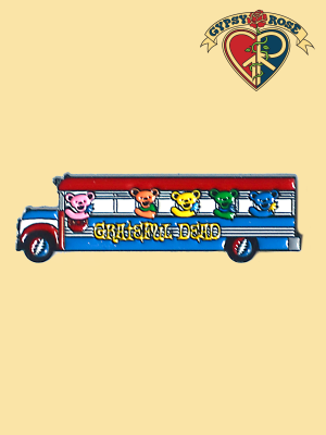 Grateful Dead School Bus Pin
