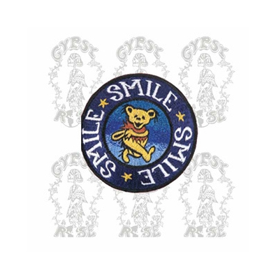 GRATEFUL DEAD SMILE SMILE SMILE DANCING BEAR PATCH