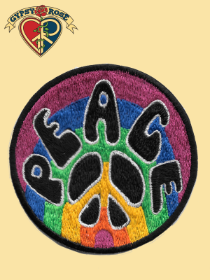 RAINBOW PEACE & SYMBOLS PATCH