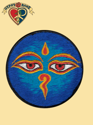 BUDDHA EYES COLORFUL PATCH