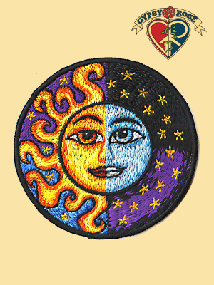 Day And Night Hand Embroidered Patch