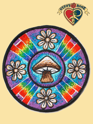Shroom Prize Hand Embroidered Patch