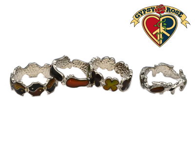 Assorted Beach Design Mood Rings