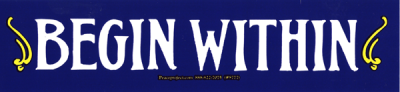 Begin Within Sticker
