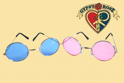 COLORED LENS JOHN LENNON SPECS