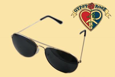 SUPER DARK AVIATOR SUNGLASSES