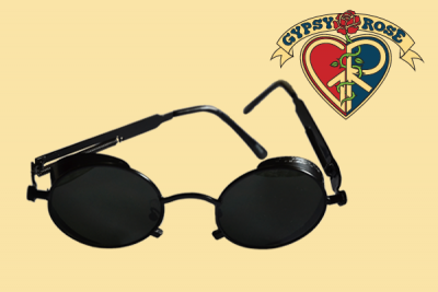 Lennon Style Steampunk Antique Finish Sunglasses
