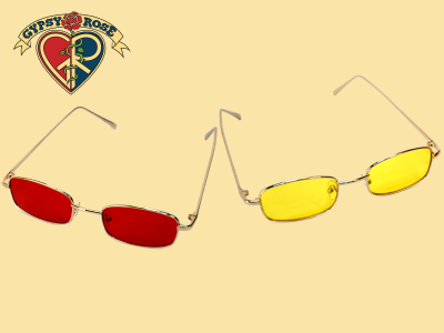 The Byrds Colored Lens Sunglasses