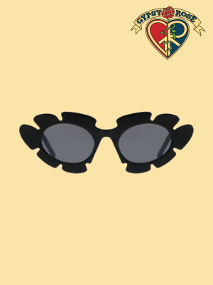 60S Retro Daisy Flower Shaped Sunglasses