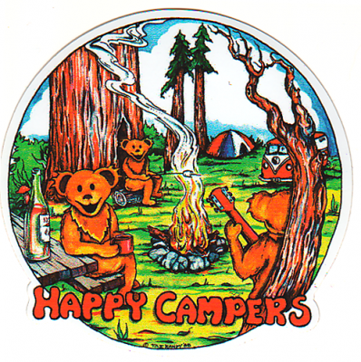 Mini Happy Campersticker