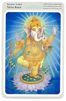 GONESH ELEPHANT STICKER